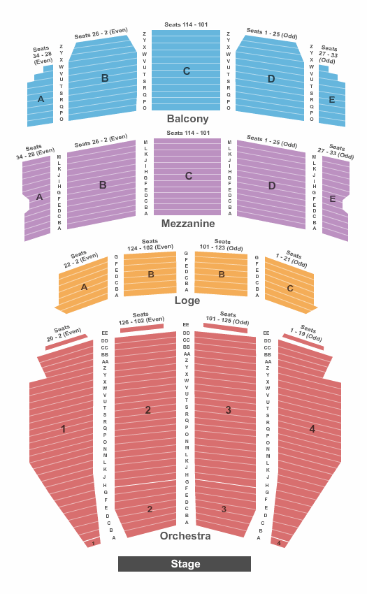 Ohio Theatre Beauty and the Beast Seating Chart